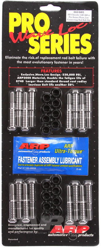 [244-6401] ARP SB Chrysler pro wave-loc rod bolt kit
