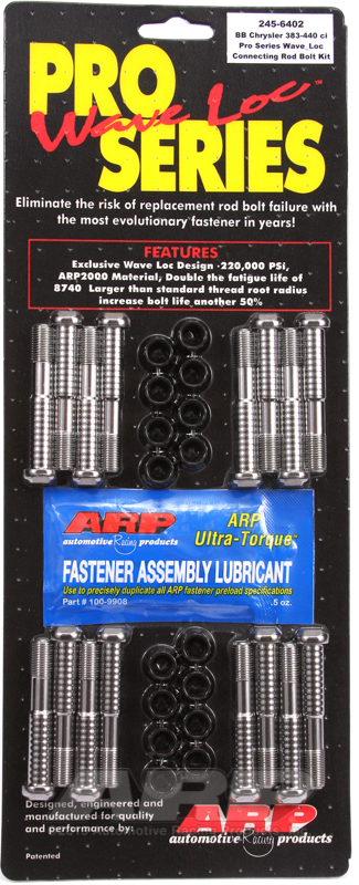 [245-6402] ARP Chrysler 383-440c.i.d. wave-loc rod bolt kit