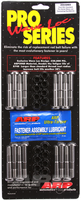 [254-6403] ARP SB Ford 351C wave-loc rod bolt kit