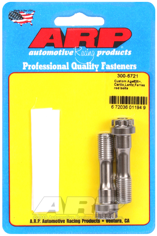 [300-6721] ARP 7/16" CA625+ Carrillo,Lentz,Ferrea rod bolts