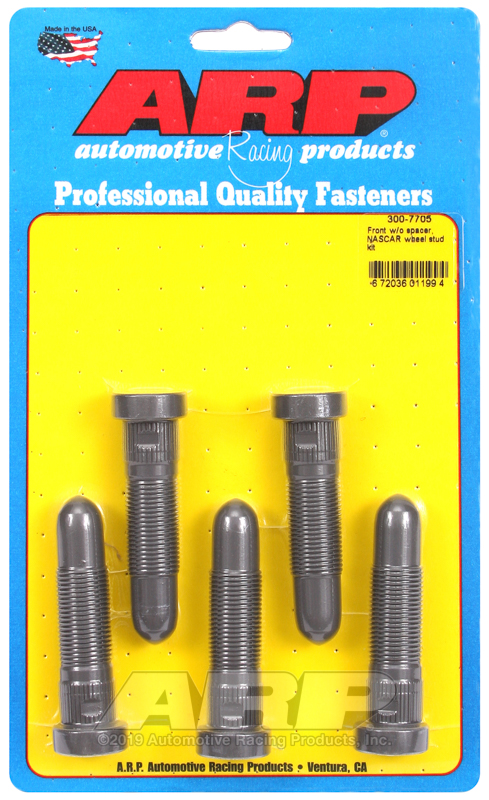 ARP Front w/out spacer, NASCAR wheel stud kit