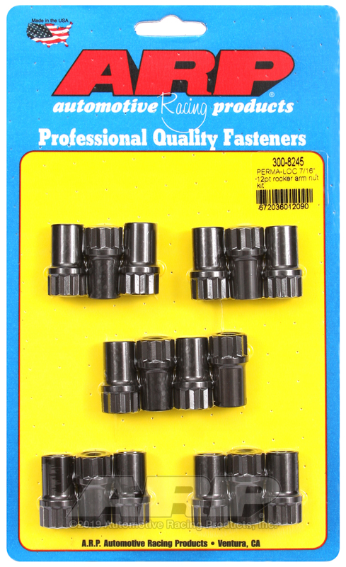 [300-8245] ARP Perma-Loc™ adjustable 7/16 12pt rocker arm nut kit