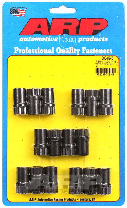 [300-8246] ARP Perma-Loc™ adjustable 7/16 12pt rocker arm nut kit