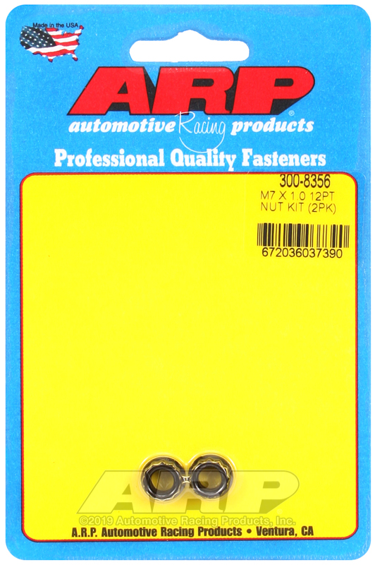 ARP M 7 X 1.00 12pt nut kit
