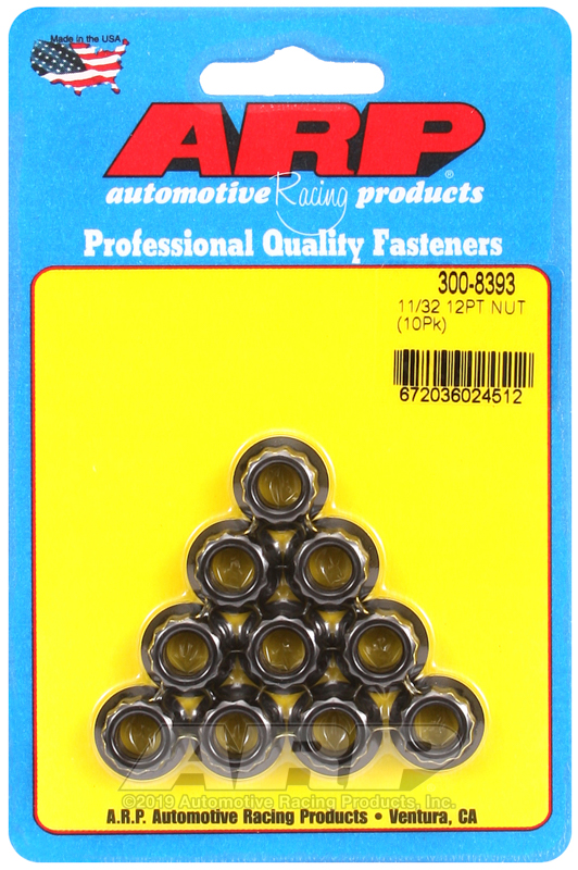 ARP 11/32-24 12pt nut kit