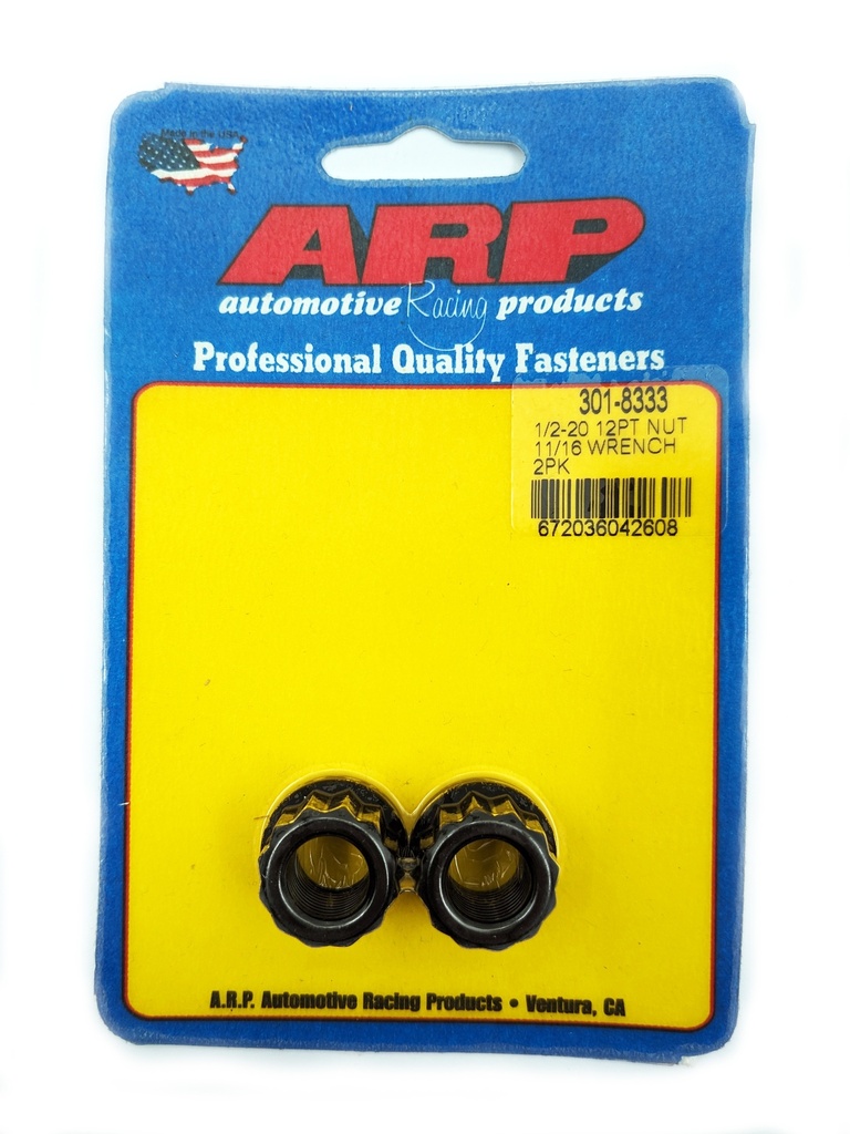 ARP 1/2-20 11/16 socket 12pt nut kit