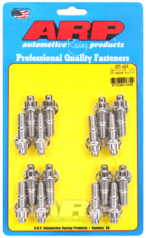 ARP SB Ford 3/8 x  1.670 SS header stud kit
