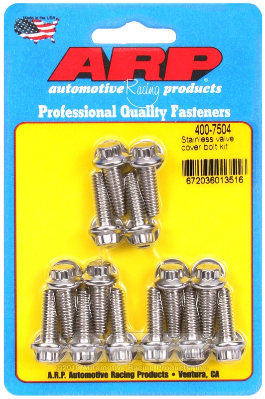 [400-7504] ARP SS valve cover bolt kit