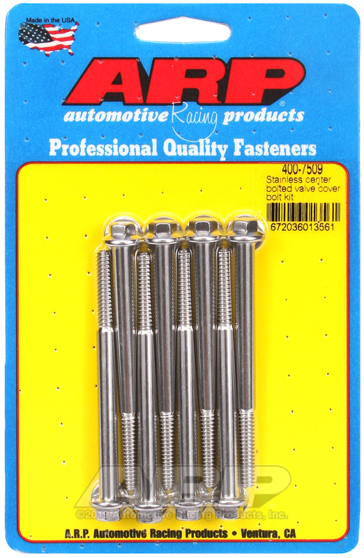 [400-7509] ARP SS center bolted valve cover bolt kit