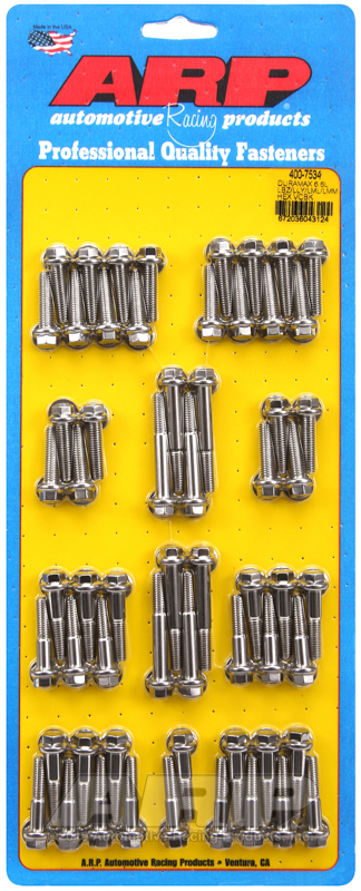 [400-7534] ARP Duramax 6.6L LBZ/LLY/LML/LMM hex valve cover bolt kit