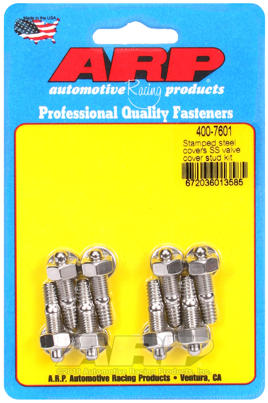 [400-7601] ARP Stamped steel covers SS valve cover stud kit
