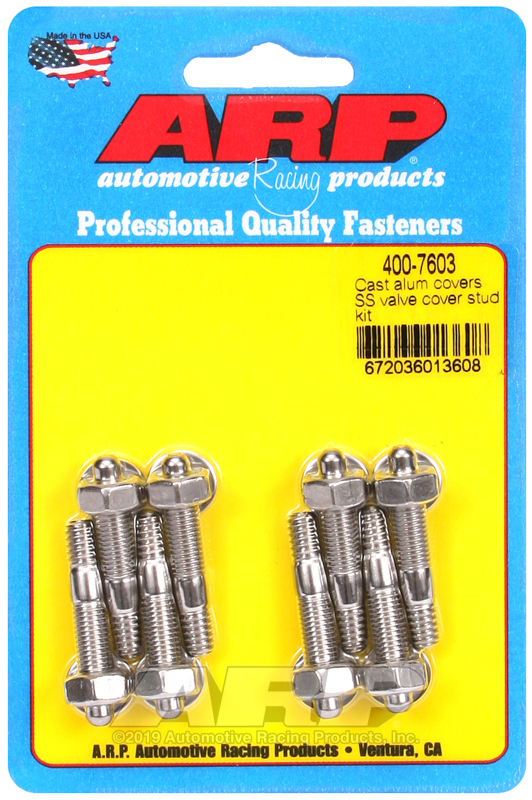 [400-7603] ARP Cast alum covers SS valve cover stud kit