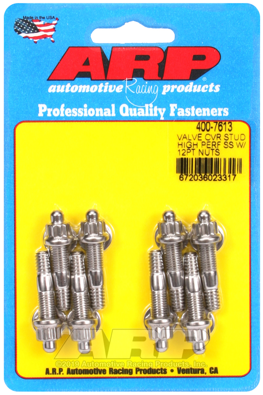 [400-7613] ARP Hi-perf SS 12pt valve cover stud kit