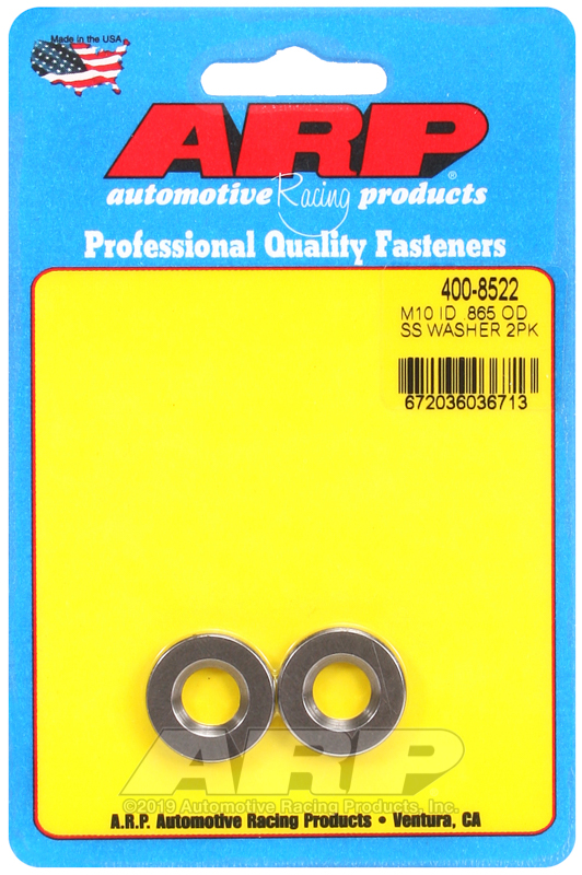 ARP M10 ID .865 OD SS washers