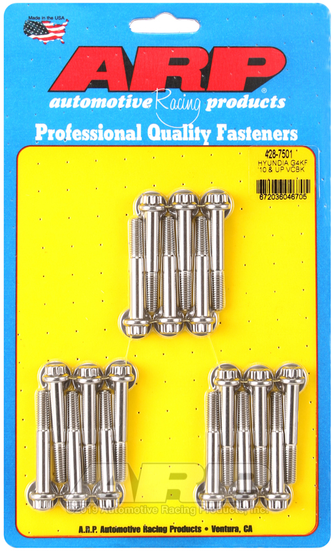 [428-7501] ARP Hyundia G4KF 2L '10 & up valve cover bolt kit