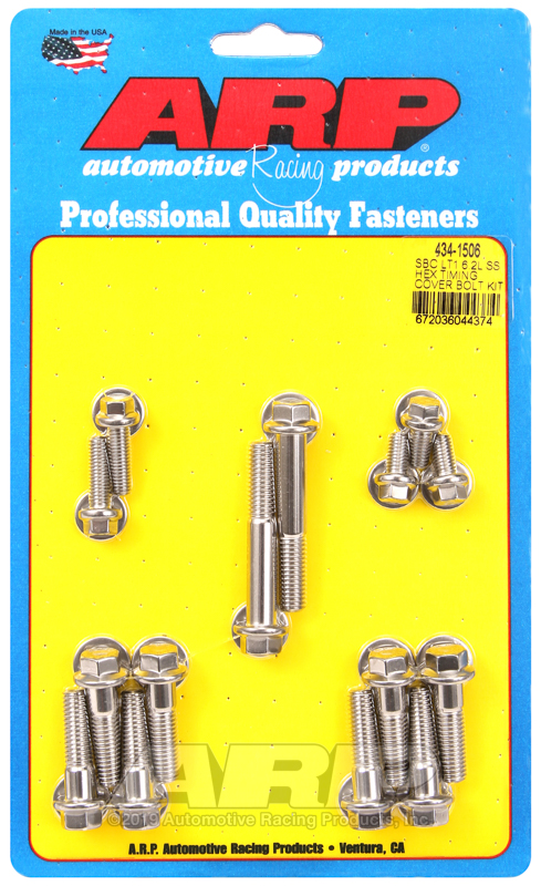 ARP SBC LT1 6.2L SS hex timing cover bolt kit