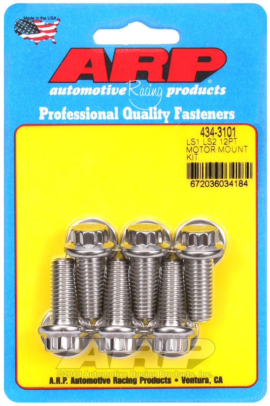 ARP LS1 LS2 SS 12pt motor mount bolt kit
