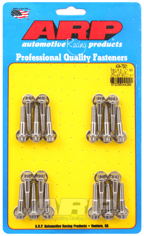 [434-7501] ARP SB Chevy 6.2L LT1 SS 12pt valve cover bolt kit