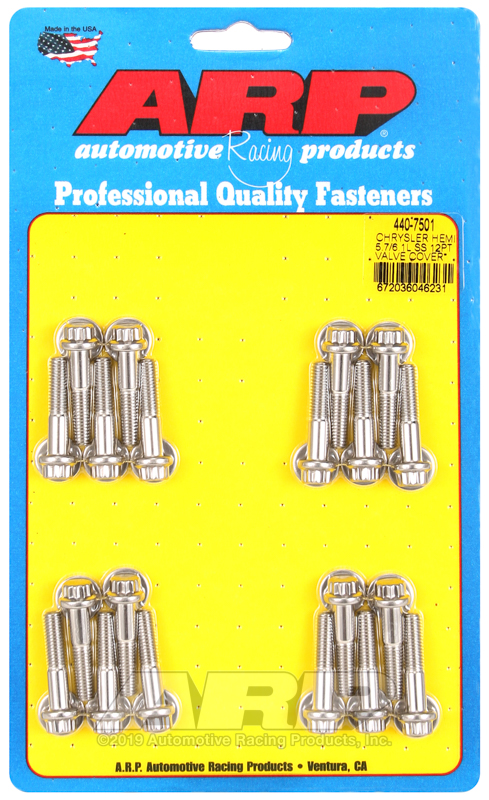 [440-7501] ARP Chrysler hemi 5.7/6.1L SS 12pt valve cover bolt kit