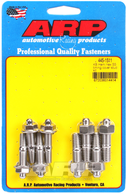 ARP KB Hemi SS hex timing cover stud kit