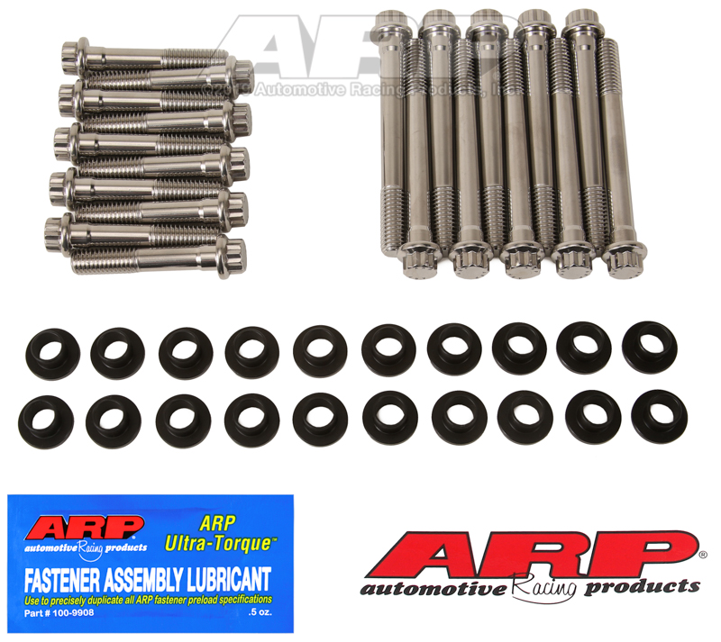 [454-3705] ARP SB Ford, w/W heads, SS 12pt head bolt kit