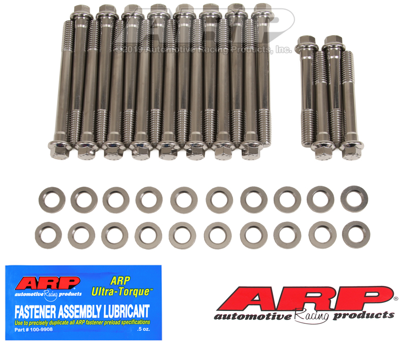 [480-3600] ARP Oldsmobile 350-455 7/16" SS hex head bolt kit