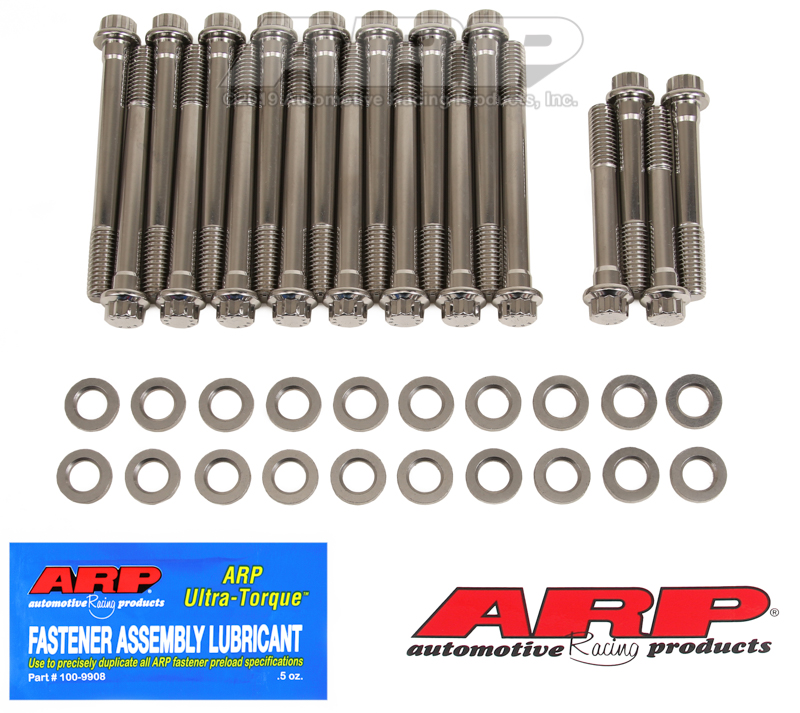 [480-3700] ARP Oldsmobile 350-455 7/15" SS 12pt head bolt kit