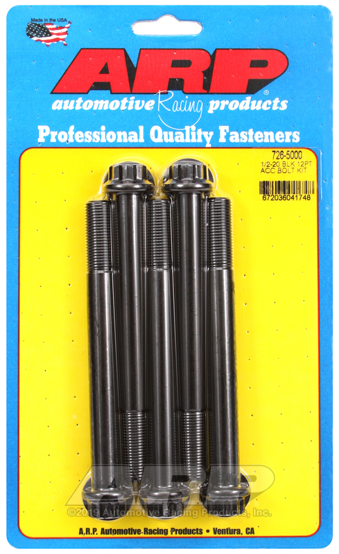 ARP 1/2-20 x 5.000 12pt black oxide bolts