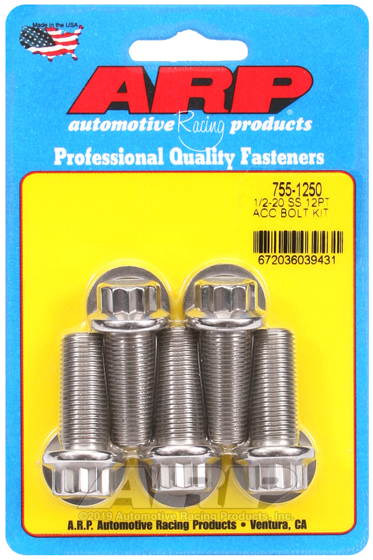ARP 1/2-20 x 1.250 12pt SS bolts