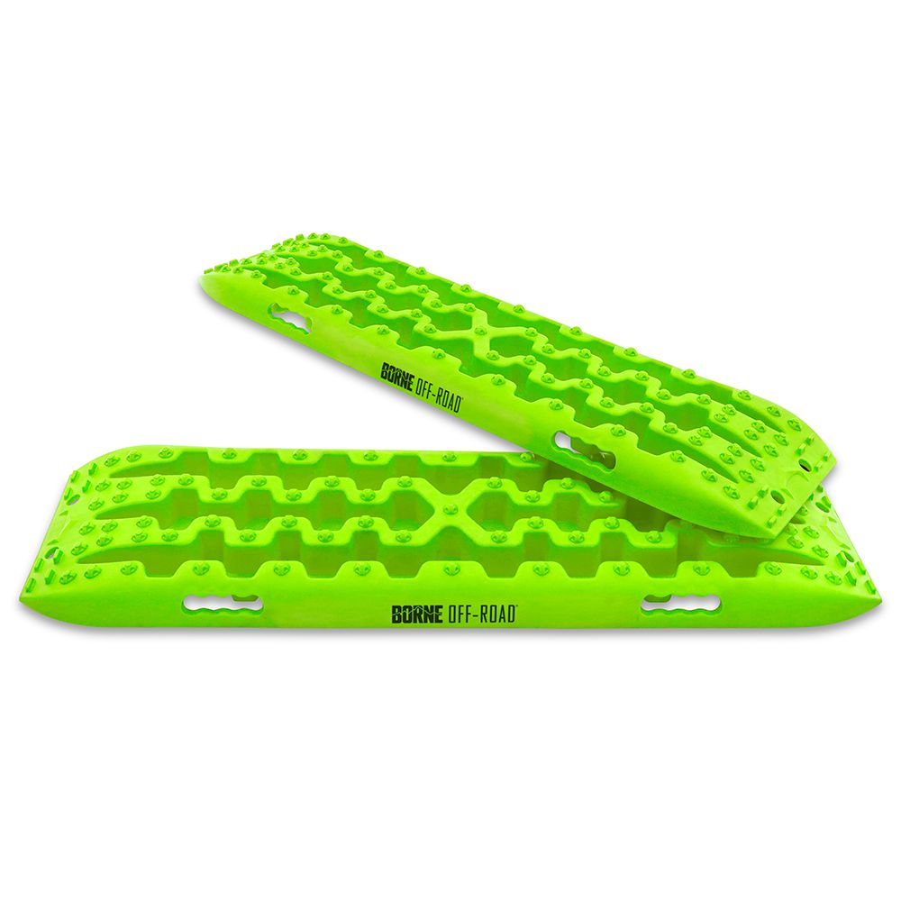 Mishimoto Borne Off-Road Traction Board Set Neon Green