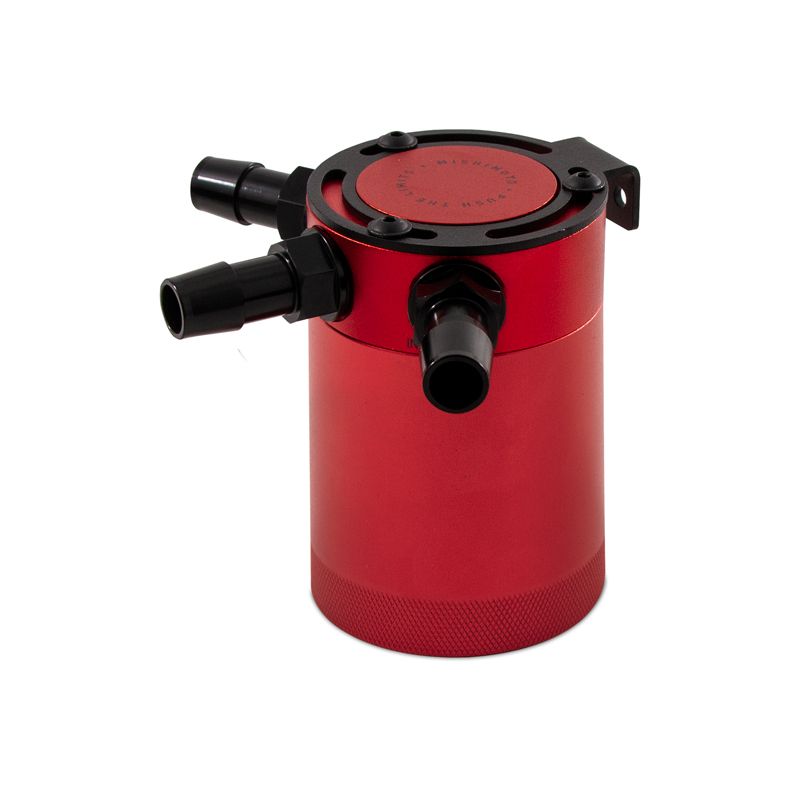 [MMBCC-CBTHR-RD] Mishimoto Compact Baffled Oil Catch Can 3-Port