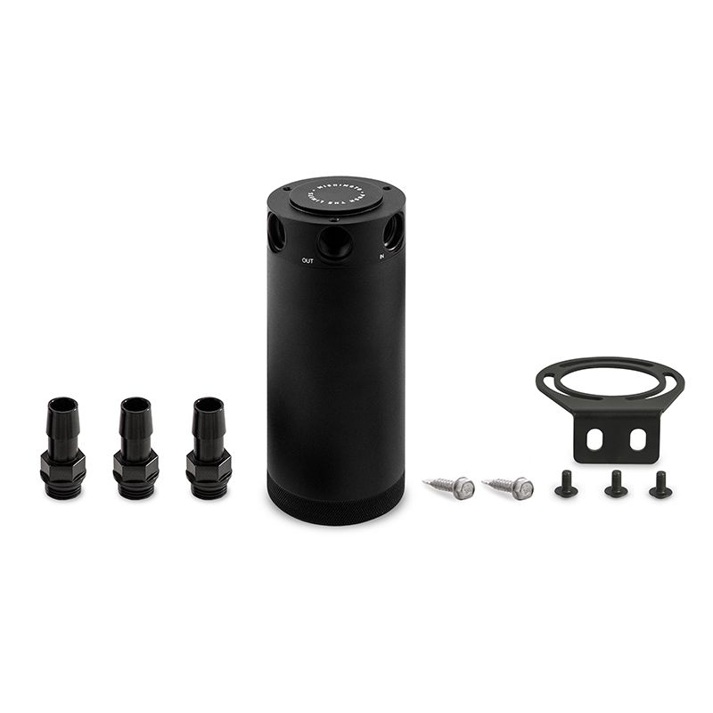 Mishimoto XL Compact Baffled Oil Catch Can 3-Port