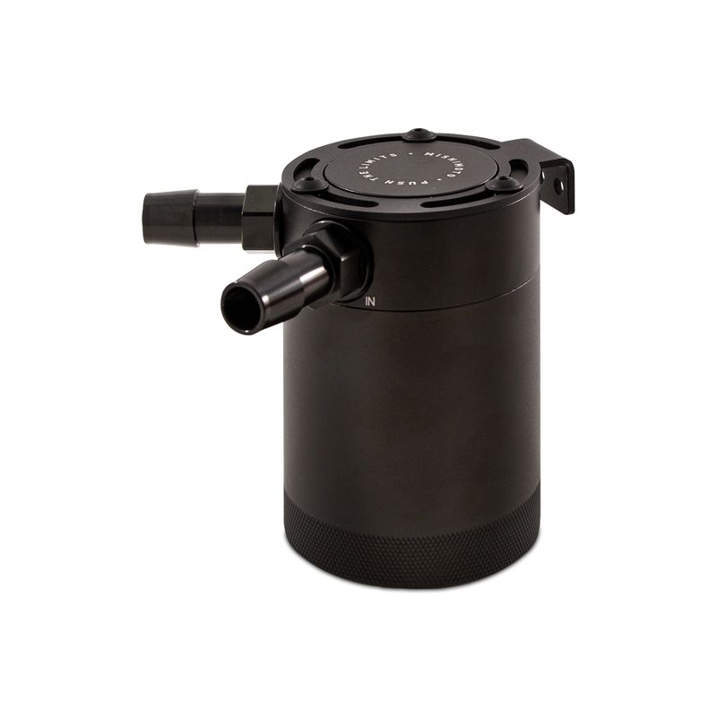 [MMBCC-CBTWO-BK] Mishimoto Compact Baffled Oil Catch Can 2-Port