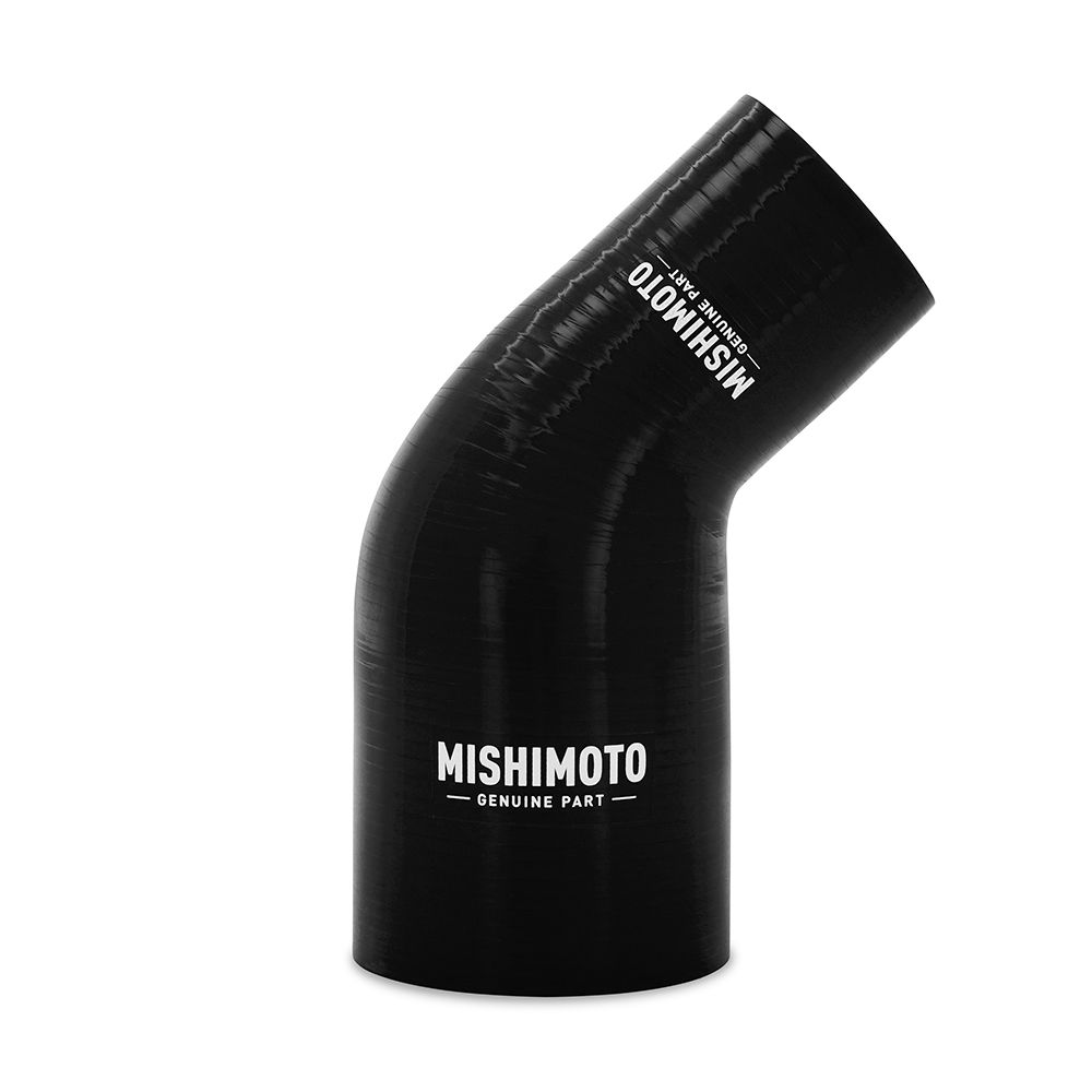 [MMCP-R45-17525BK] Mishimoto Silicone Reducer Coupler, 45 Degree, 1.75in to 2.5in ,