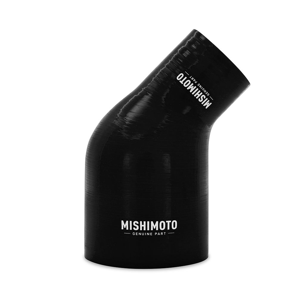 [MMCP-R45-2540BK] Mishimoto Silicone Reducer Coupler, 45 Degree, 2.5in to 4in , Bla