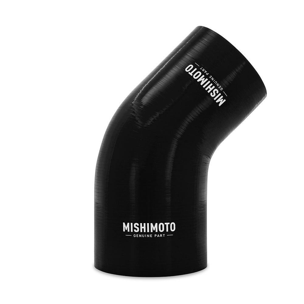 [MMCP-R45-3040BK] Mishimoto Silicone Reducer Coupler, 45 Degree, 3in to 4in , Black