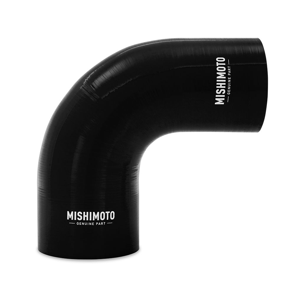 [MMCP-R90-3540BK] Mishimoto Silicone Reducer Coupler, 90 Degree, 3.5in to 4in , Bla
