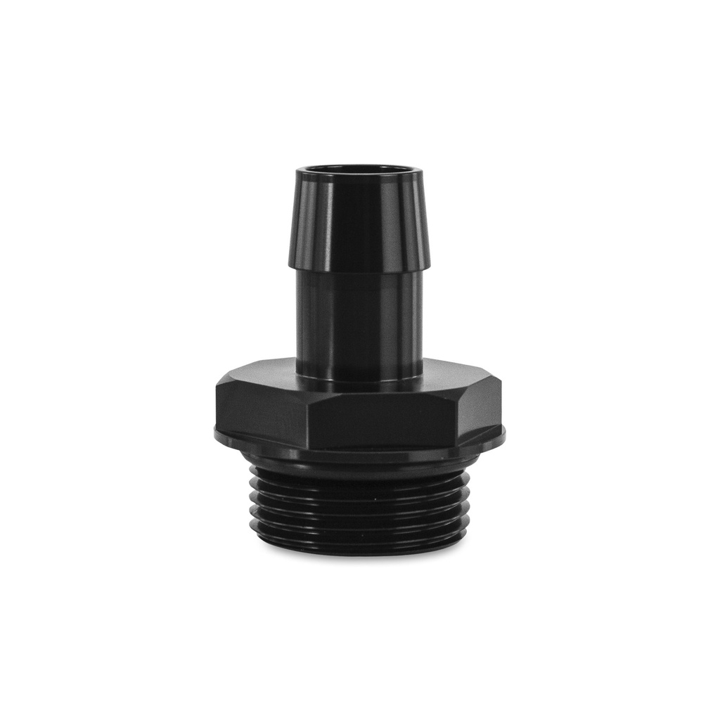 [MMFT-16ORB-34BK] Mishimoto 16ORB to 3/4in Hose Barb Aluminum Fitting Black
