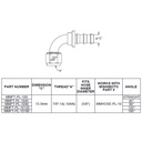 Mishimoto 180-Degree Push Lock Fitting