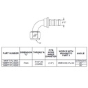 Mishimoto Push-Lock Fitting, -4AN, Straight