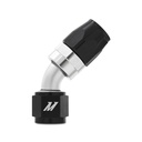 Mishimoto Aluminum -12AN 45 Degree Fitting, Black