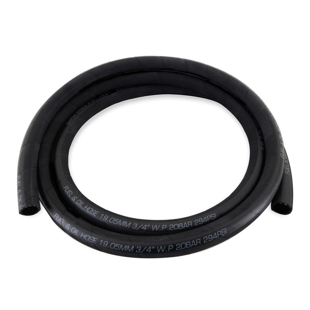 [MMHOSE-PL-12-120] Mishimoto Push Lock Hose Black -12AN 120in Length