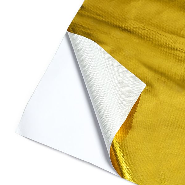 Mishimoto Gold Reflective Barrier w/ Adhesive 24in x 24in