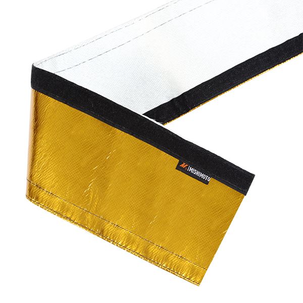 [MMHP-HSS-1236GD] Mishimoto Heat Shielding Sleeve 1/2in x 36in Gold