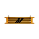 Mishimoto Universal -6AN 10 Row Oil Cooler, Gold