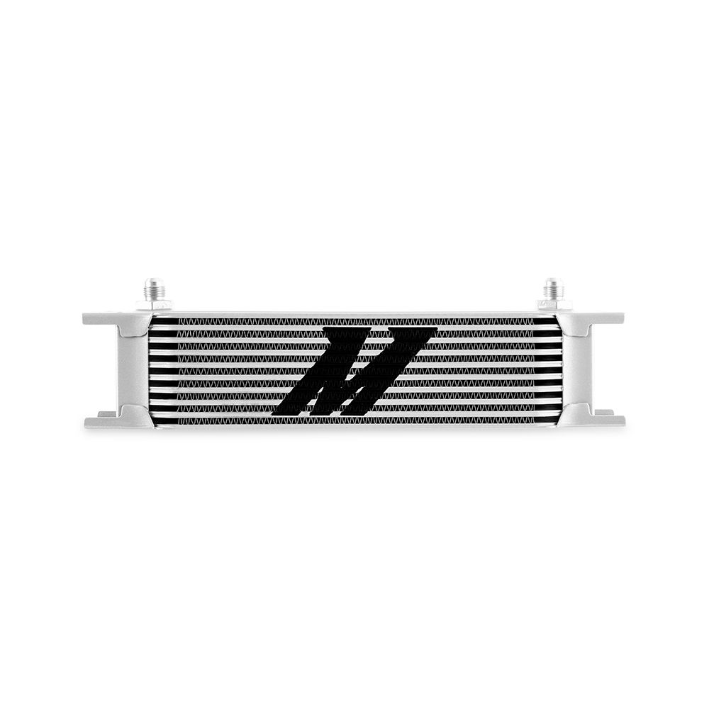 [MMOC-10-6SL] Mishimoto Universal -6AN 10 Row Oil Cooler, Silver