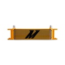 Mishimoto Universal -8AN 10 Row Oil Cooler, Gold