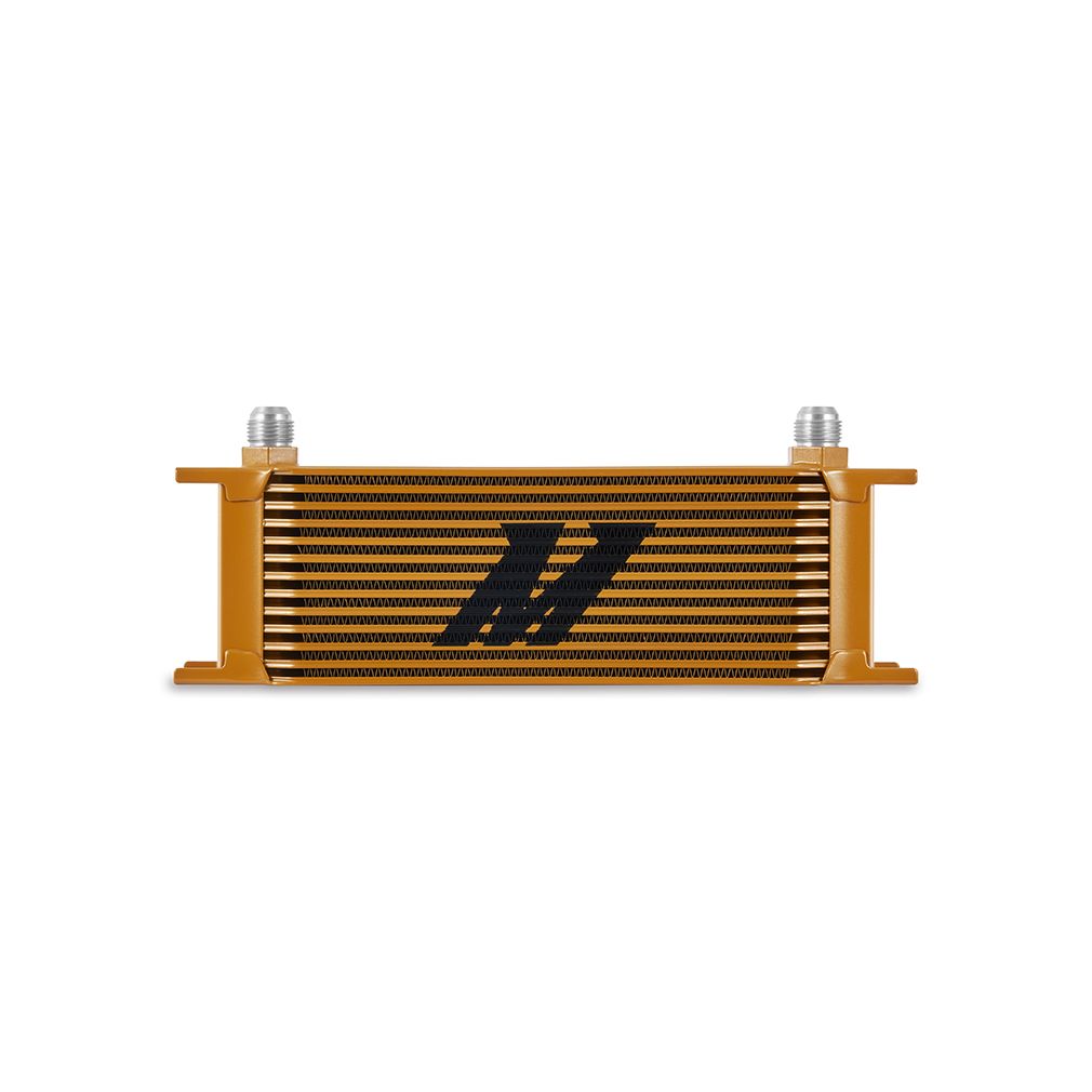 [MMOC-13GD] Mishimoto Universal 13-Row Oil Cooler, Gold