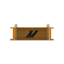 Mishimoto Universal 13-Row Oil Cooler, Gold