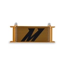 Mishimoto Universal 16-Row Oil Cooler, Gold